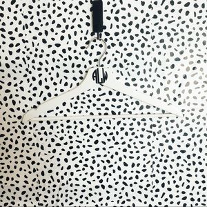 Personalized monogrammed wooden hanger